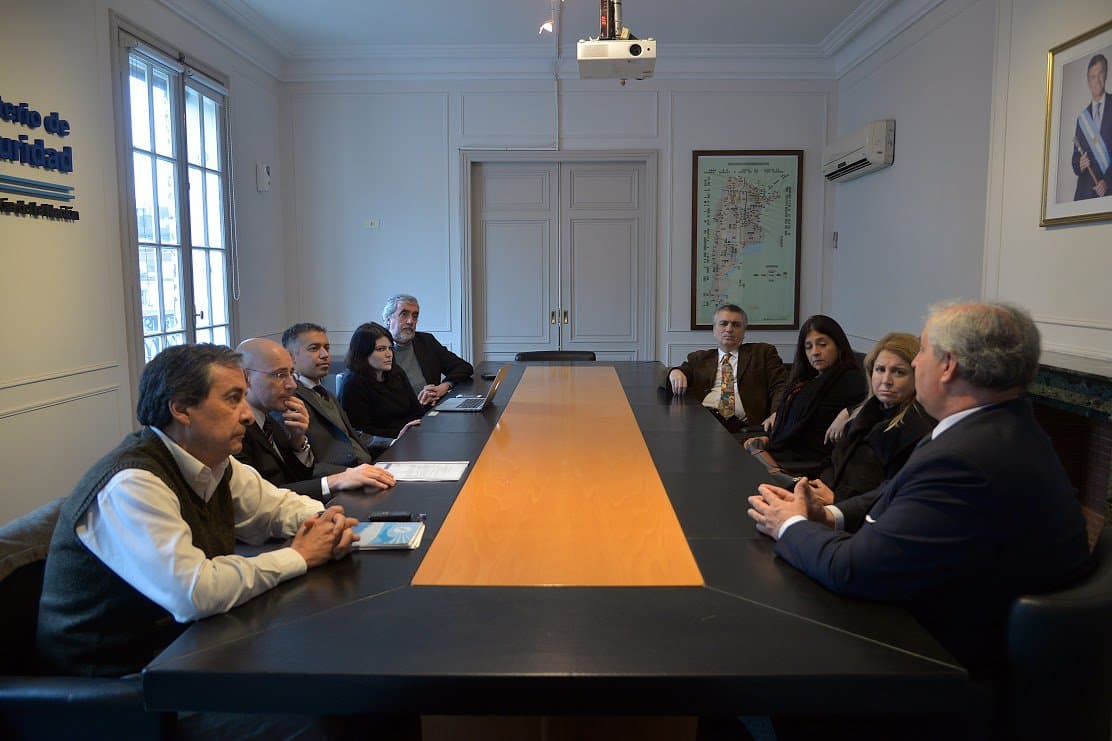 Reunión en el Ministerio de Seguridad