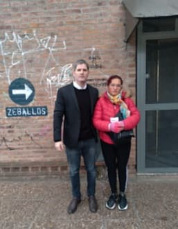 Acompañamos a Viviana Cortez mamá de Mauro Prieto asesinado el 9 de noviembre de 2022 en Moreno – El abogado German Vergara de Usina de Justicia acompañándola en todo momento