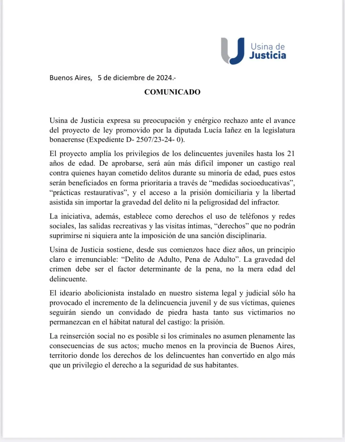 COMUNICADO